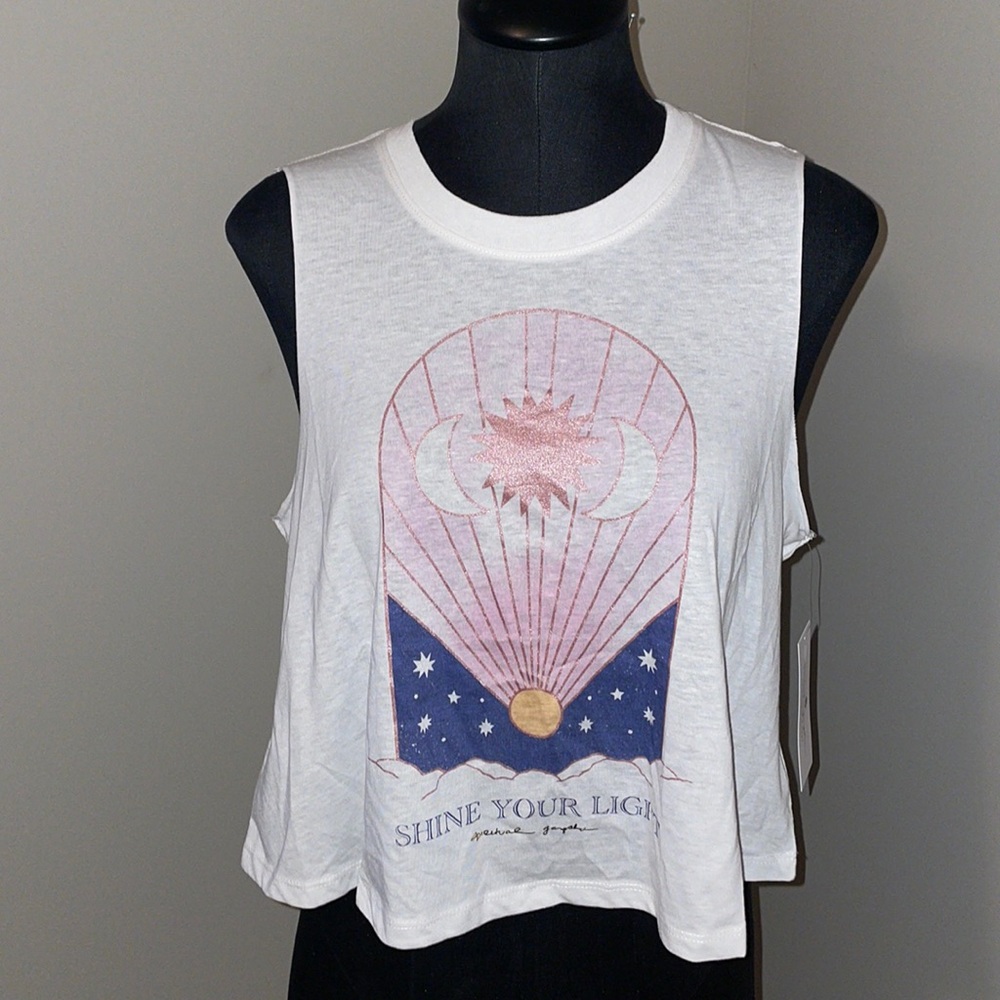Spiritual Gangster Shine Your Light Muscle Tank